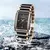 LIGE Women's Watch: Ceramic Strap, Elegant Quartz, Square Design and Luxury Gift - online store