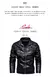 Men's Leather Motorcycle Jacket: Faux Leather, Removable Fur Collar, Cotton Lining, Winter Windbreaker on internet