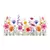 Enchanted Garden: Double-Sided Wall Stickers - Flowers and Butterflies for a Vibrant Decor - buy online