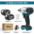 Gisam 18V Cordless Impact Driver (520N.m) - Compatible with Makita Batteries - DIY Use