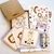 Combo Safari Jipe Aquarela Rosa KIT Com Enfeite de Porta MDF - Mamãe Decoração - Decoração Infantil, Adesivos, Enfeite de Porta e Papeis de Parede.