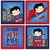 4 Placas Decorativas MDF Super Herois Baby Super Homem