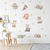 Combo Animais da Fauna Brasileira Verde KIT Com Enfeite de Porta MDF - Mamãe Decoração - Decoração Infantil, Adesivos, Enfeite de Porta e Papeis de Parede.