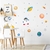 Combo Astronauta KIT Com Enfeite de Porta MDF - Mamãe Decoração - Decoração Infantil, Adesivos, Enfeite de Porta e Papeis de Parede.