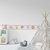 Combo Amiguinhas Safari Rosa KIT Com Enfeite de Porta MDF - Mamãe Decoração - Decoração Infantil, Adesivos, Enfeite de Porta e Papeis de Parede.