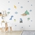 Combo Dino Dinossauro Azul KIT Com Enfeite de Porta MDF - Mamãe Decoração - Decoração Infantil, Adesivos, Enfeite de Porta e Papeis de Parede.