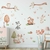 Kit Painel Decorativo Bosque Encantado Rosa - Mamãe Decoração - Decoração Infantil, Adesivos, Enfeite de Porta e Papeis de Parede.