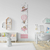 Combo Ursinha Aviadora Rosa KIT Com Enfeite de Porta MDF - Mamãe Decoração - Decoração Infantil, Adesivos, Enfeite de Porta e Papeis de Parede.