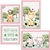 4 Placas Decorativas MDF Animais Safari Aquarela Rosa