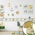 Combo Amiguinhos Safari Verde KIT Com Enfeite de Porta MDF