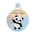 Combo Urso Panda Azul KIT Com Enfeite de Porta MDF - comprar online