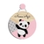 Urso Panda Enfeite de Porta MDF com Nome Personalizado - comprar online