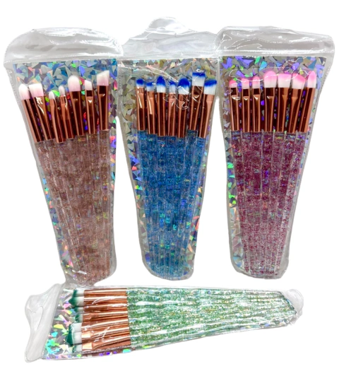 Set de brochas glitter 7u