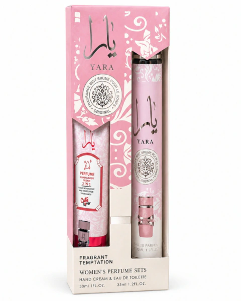 Set perfume y crema de manos Yara Cute lover
