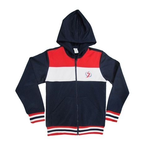 AGASALHO COM CAPUZ MALHA ABRIGO JUVENIL REDE SALESIANA BRASIL