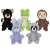 Brinquedo De Pelúcia Pet Shop Cães animais Mordedor Apito-coleção wikless