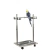Poleiro Móvel de Aço Inóx com Comedouros e Suporte para Gaiola 113 x 40 x 56