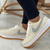 Tênis Nike Air Force bege/cinza Unissex - comprar online