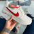 Tênis Nike Air Force Branco/Vermelho Unissex - comprar online