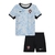 Kit Infantil Seleção Portugal II 24/25 - Nike - Branco com detalhes em azul