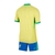 Kit Infantil Seleção Brasileira I 24/25 - Nike - Amarelo e azul com detalhes em verde - comprar online