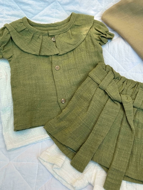 CONJUNTO BLUSA + SHORT GASA - comprar online