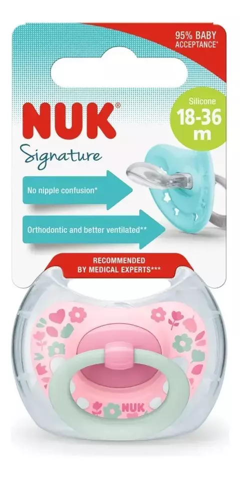 CHUPETE SIGNATURE 18-36 X1 NUK