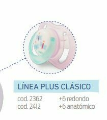 CHUPETE PLUS CLASICO ANATOMICO 6m+ en internet