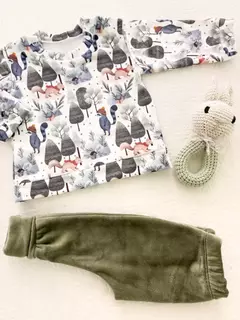 CONJUNTO PLUSH BUZO Y PANTALÓN - comprar online