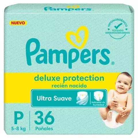 PAMPERS DELUXE PROTECTION P X 36 - comprar online