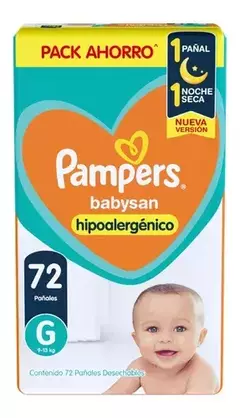 PAMPERS BABYSAN PACK AHORRO G X 72 - comprar online