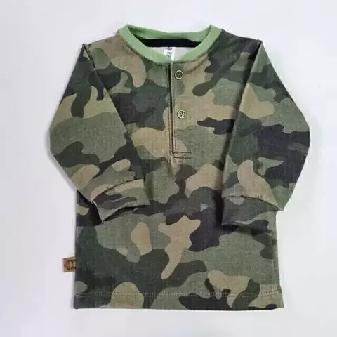 REMERA ALGODÓN MANGAS LARGAS CAMUFLADA - comprar online