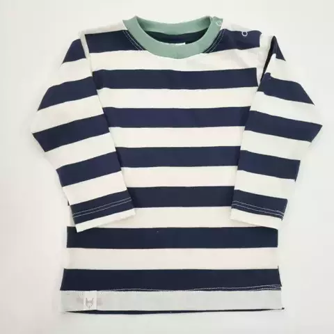 REMERA ALGODÓN MANGAS LARGAS RAYADA - comprar online