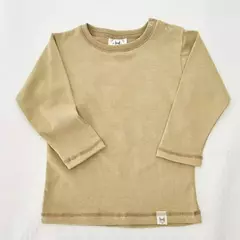 REMERA ALGODÓN MANGAS LARGAS TOSTADO - comprar online