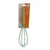 Bate Claras Silicone Cabo Madeira - 26cm