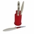 kit utensilios com suporte - 4 peças na internet