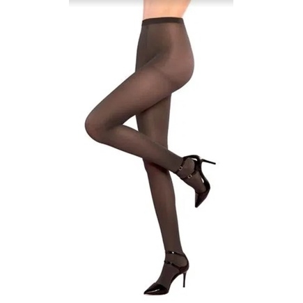 Meia-calça Fio 40 na Cor Marrom