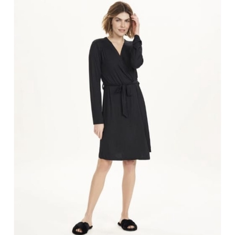 Robe Manga Longa Preto