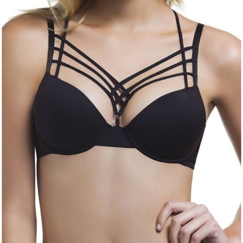 Sutiã Retrô Strappy Preto
