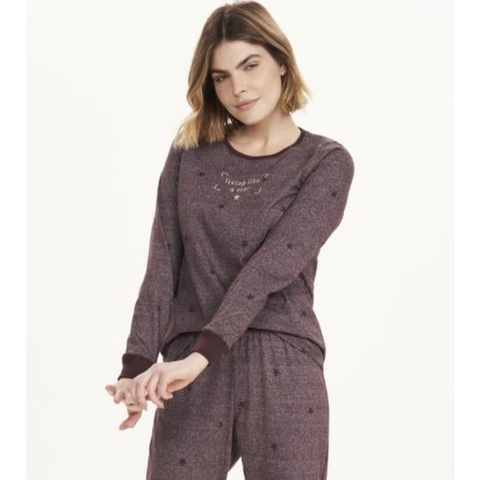 Pijama Com Estrelinhas