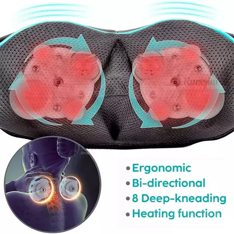 Massageador Corporal Inteligente Shiatsu – Alívio Completo e Conforto em Qualquer Lugar