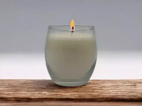 Vela Vaso Esfera Cera.Veg - comprar online