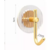 Gancho Acrilico Adhesivo Dorado Redondo x6 Unidades - comprar online