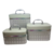 Set X3 Cofre Porta Cosmeticos Cuadriculado - VentaEro