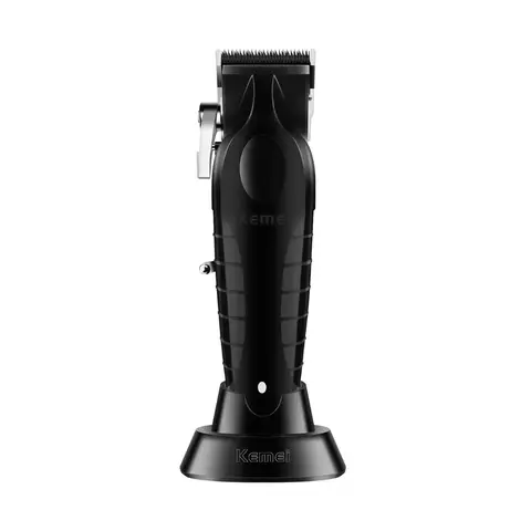 Máquina de Corte Kemei KM 2296 Preta Bivolt