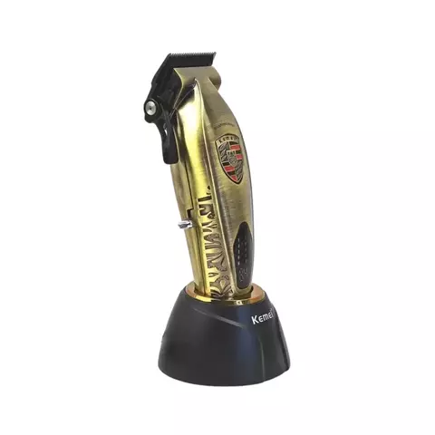 Máquina de Corte Kemei KM 2230 Dourada Bivolt