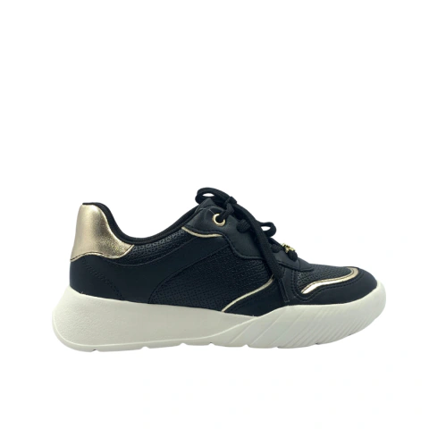 Tênis Piccadilly Fascite Wide Fit Black
