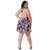 Vestido curto floral viscose frente unica com amarração no pescoço - Vestido - Brasil Shop Center 