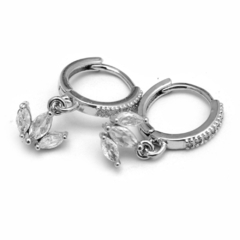 Aros Flor De Loto Cubic 1,2Cm