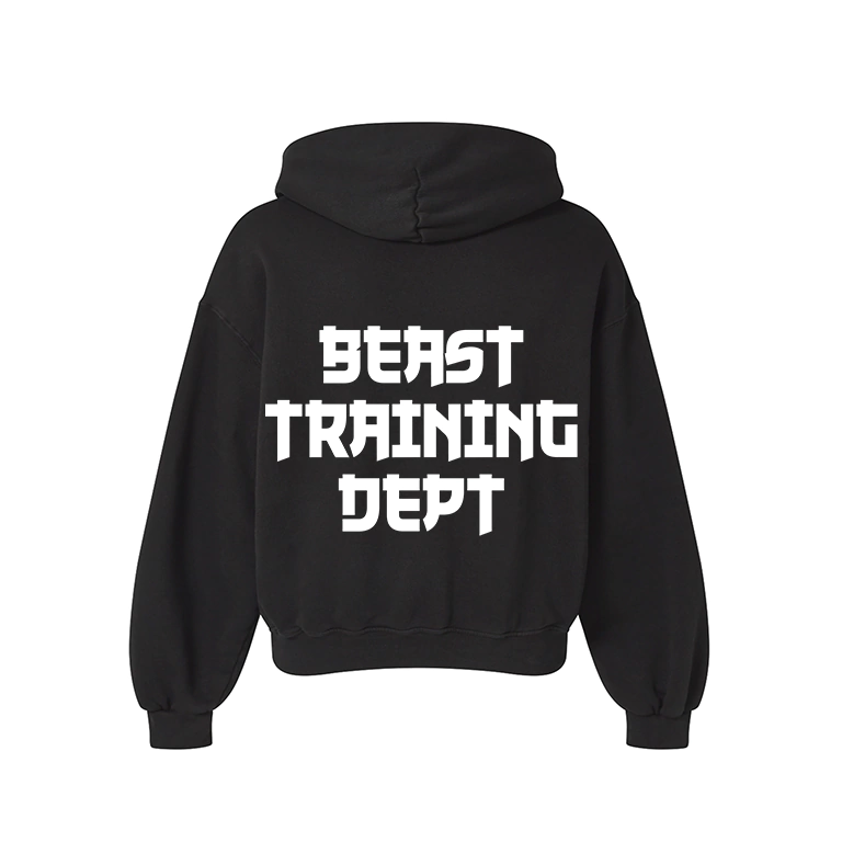 Moletom Oversized Beast Training Dept Preto